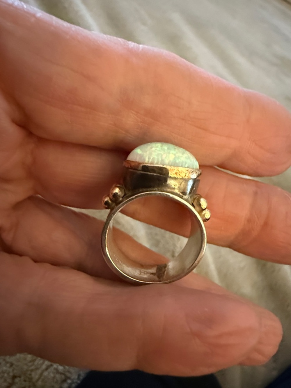 Opal ring - Picture 2 of 4